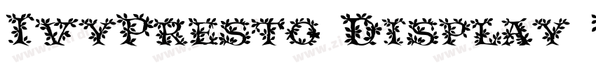 IvyPresto Display Th字体转换